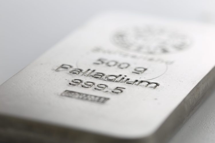 Palladium baar